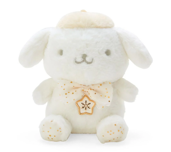 Pompompurin Plush Snowflakes/ White Series by Sanrio