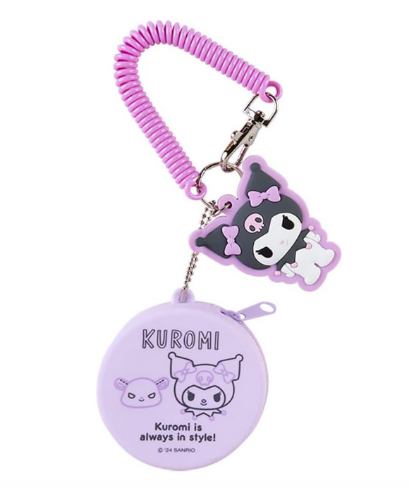 Kuromi Keychain With Pouch Silicon Series