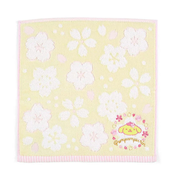 Pompompurin Wash Towel Sakura / Cherry Blossom Series