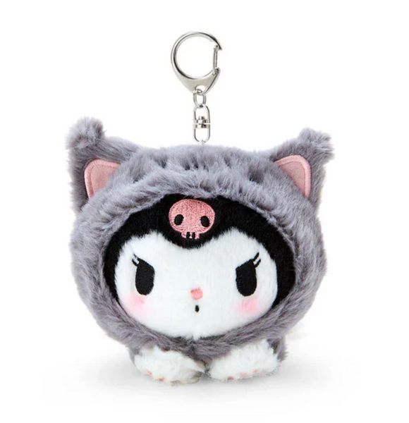 Kuromi Plush Key Chain/ Charm Love Cat Series