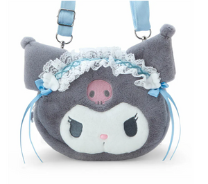 Kuromi Shoulder Bag Face Light Blue Days Series 