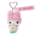 My Melody Plush Key Chain Pastel Checker Series