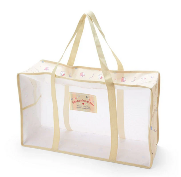 Mix Sanrio Characters Mesh Storage Tote Bag Foldable Series