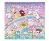 Mix Sanrio Characters 2025 Wall Calendar Series by Sanrio