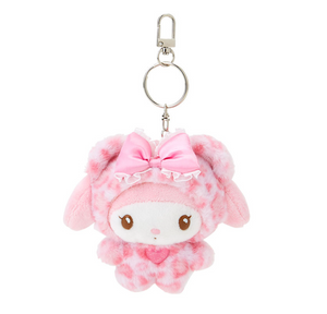 My Melody Plush Keychain Gal Kuma Series