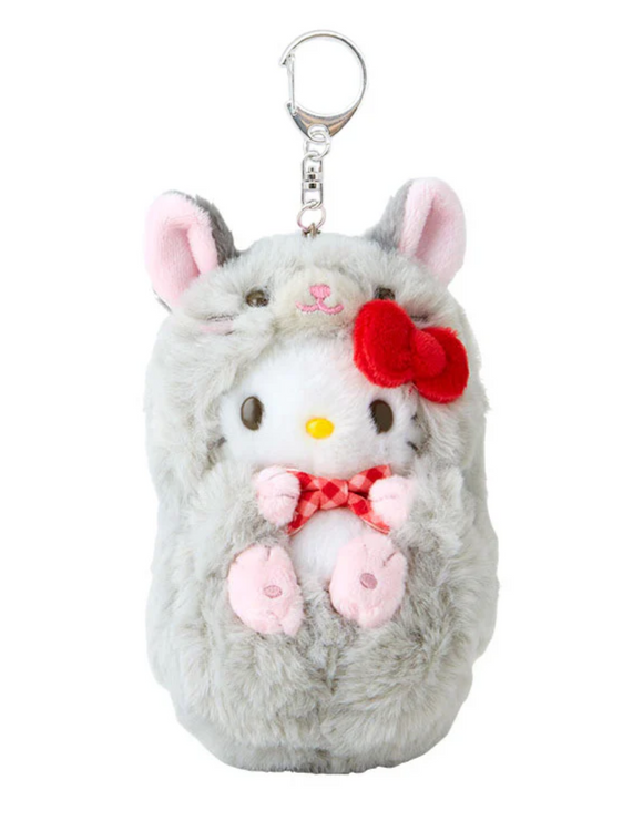 Hello Kitty Mascot Plush Keychain Animal Friends/ Fauna Friends Series