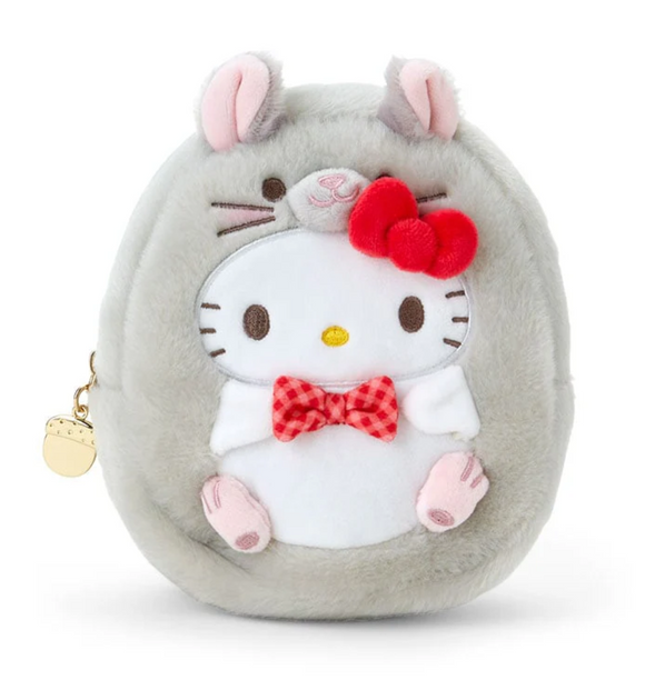 Hello Kitty Plush Pouch Animal Friends Series