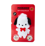 Pochacco Smartphone Grip Plush Holder 35th Anniversary Red Ribbon Series