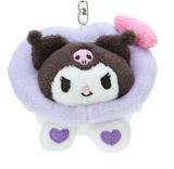 Kuromi Plush Key Chain Heart Over Head Series