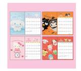 Mix Sanrio Characters 2025 Post Card Desk Calendar Series