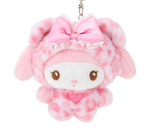 My Melody Plush Keychain Gal Kuma Series