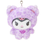 Kuromi Plush Keychain Gal Kuma Series