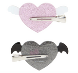 Hello Kitty Hair Clip Set ( Angel Devil Series )