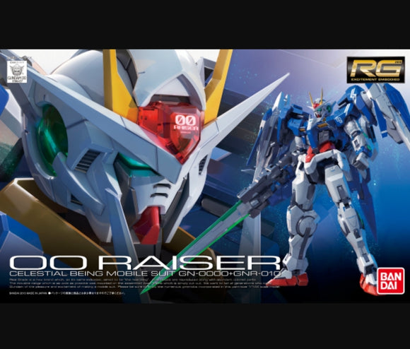 RG (18) 00 Raiser 1/144 Celestial Being Mobile Suit GN-0000+GNR-010 - Megazone